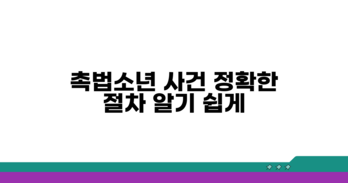 촉법소년 사건 처리 절차