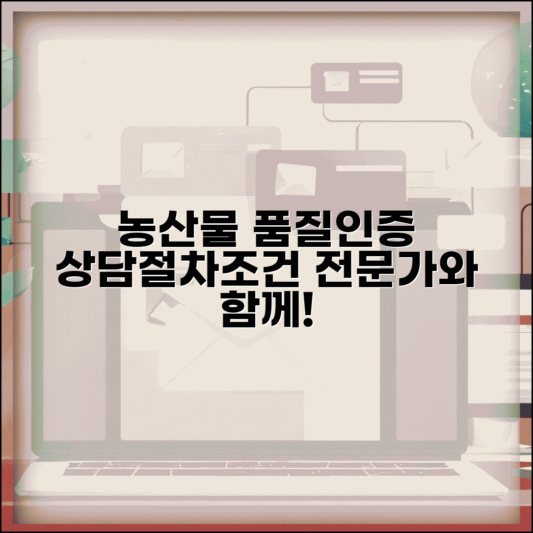 농산물품질인증 상담 번호 | 품질인증 절차 및 조건, 전문가 상담받기