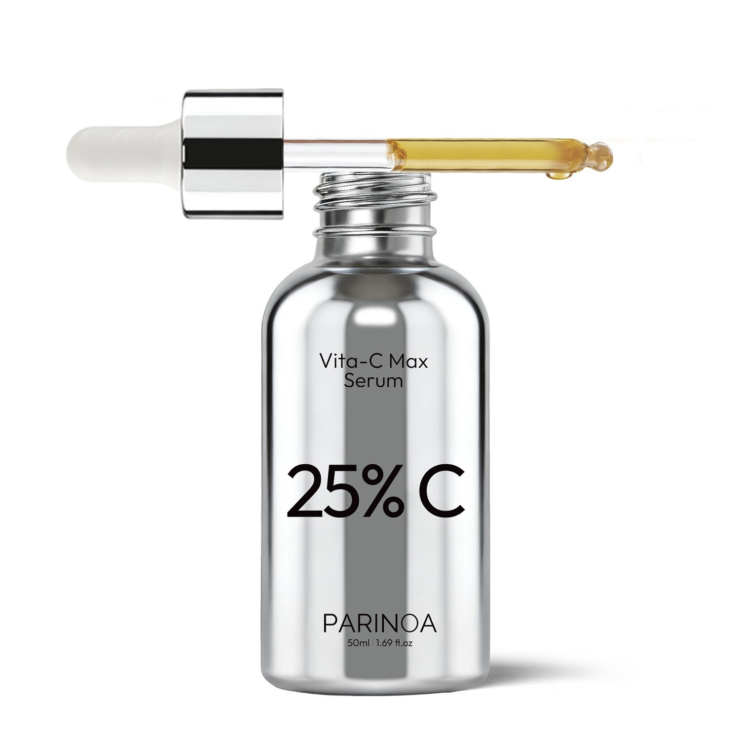 파리노아 순수 비타민C 앰플 25% 기미 잡티 앰플 CE 페룰릭 항산화제 탄력 앰플 안티에이징 앰플 기미 잡티 미백 세럼 검버섯 색소침착 흑자 주근깨, 1개, 50ml할인 상세 이미지 1