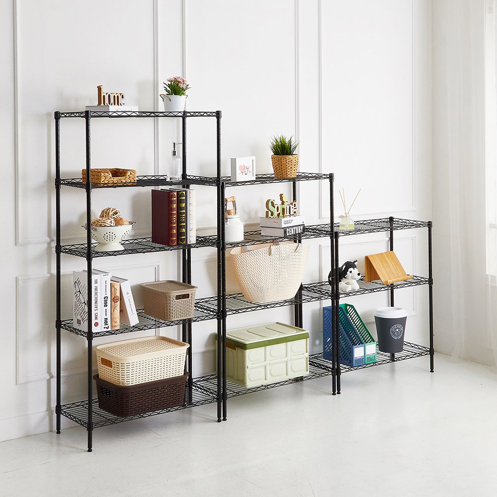 할메이드 주방 베란다 메탈 다용도 수납 정리 앵글 조립식 무볼트 철제선반 600 3단 상세 이미지 2