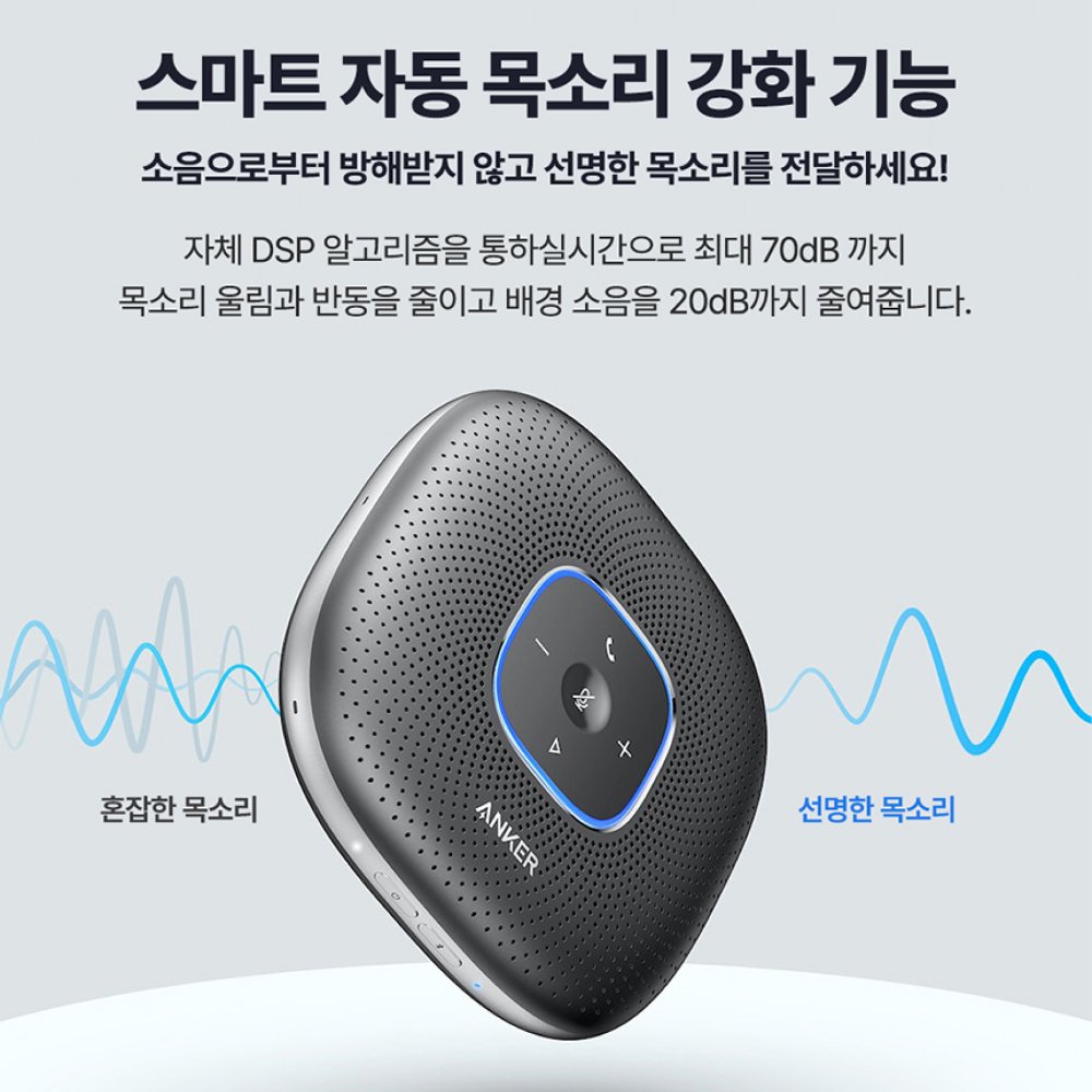 앤커 파워 컨퍼런스콜 블루투스 스피커 A3301 상세 이미지 1