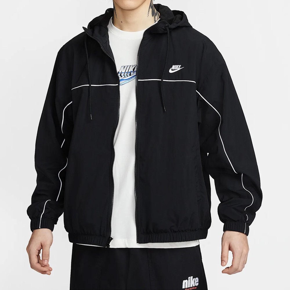 나이키 바람막이 아노락 윈드러너 우븐 빅스우시 후드 러닝 레인 자켓 상세 이미지 2