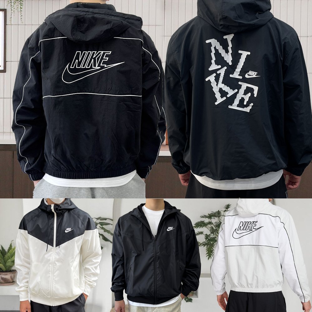 나이키 바람막이 아노락 윈드러너 우븐 빅스우시 후드 러닝 레인 자켓 상세 이미지 1