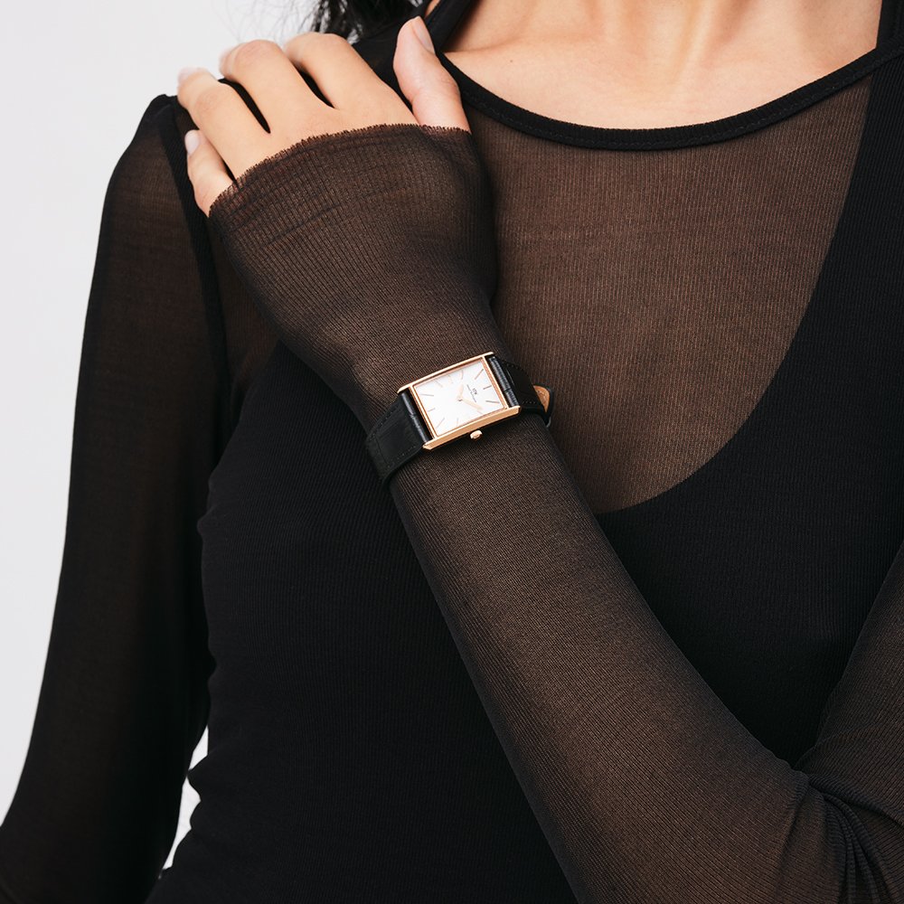 다니엘 웰링턴 BOUND BLACK CROCODILE 2컬러 남녀 공용 가죽패션시계 상세 이미지 2