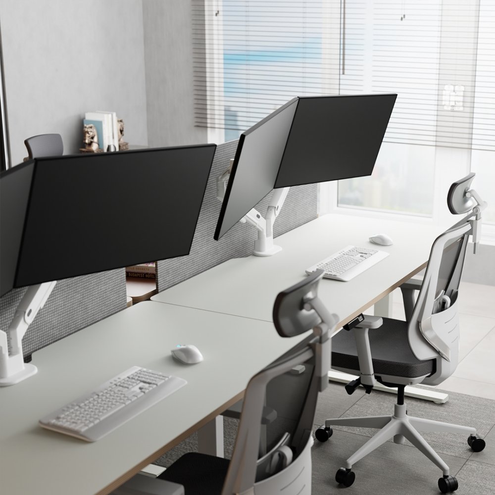 카멜마운트 AMADS 듀얼 벽면 밀착형 모니터 거치대 모니터암 상세 이미지 2