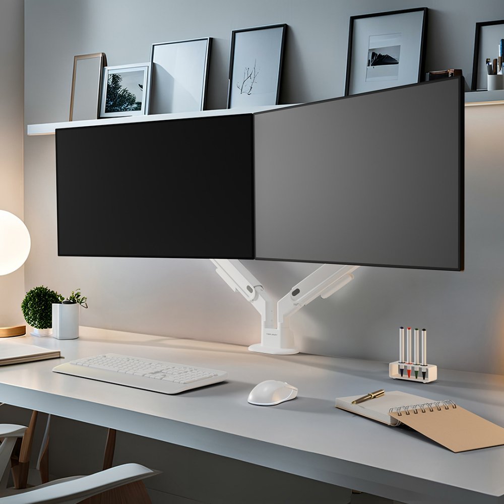 카멜마운트 AMADS 듀얼 벽면 밀착형 모니터 거치대 모니터암 상세 이미지 1