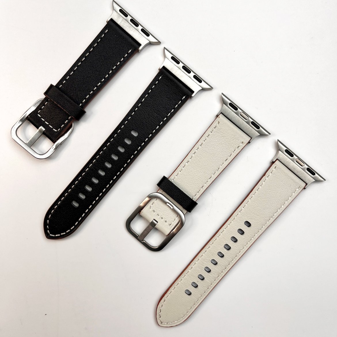 애플워치SE3 가죽 링크 스트랩 애플워치울트라3 시계줄 에토프 줄 밴드 42mm 46mm 상세 이미지 2