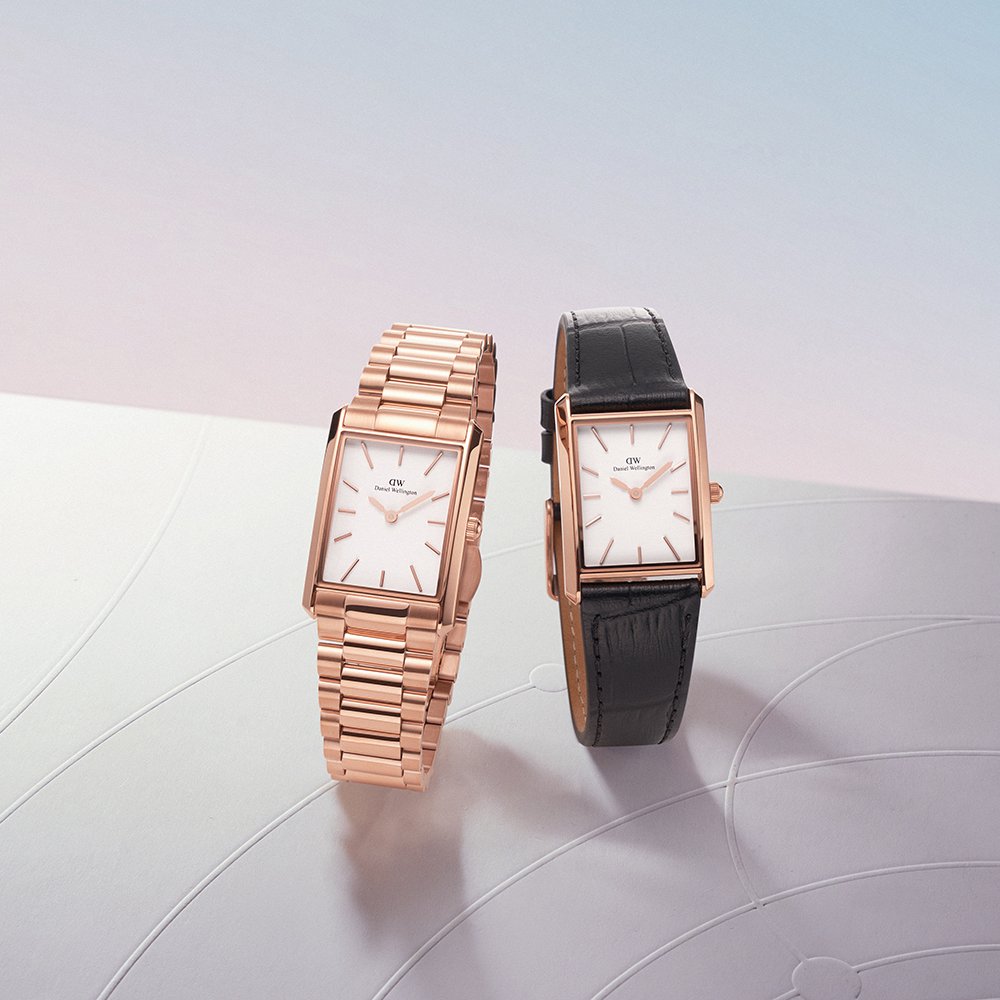 다니엘 웰링턴 BOUND BLACK CROCODILE 2컬러 남녀 공용 가죽패션시계 상세 이미지 1