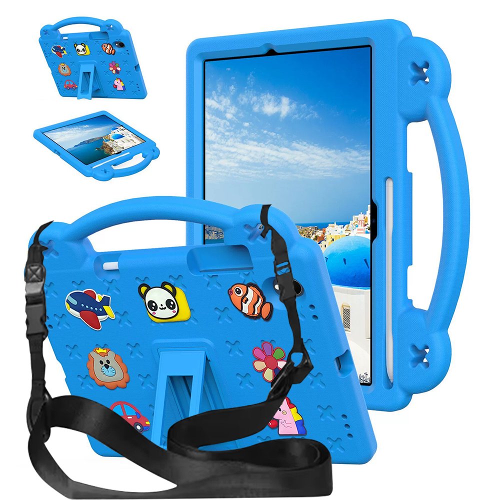 갤럭시탭 S11 케이스 범퍼 유아 키즈 에바폼 애니멀비츠 스카이, 탭 S11 상세 이미지 1