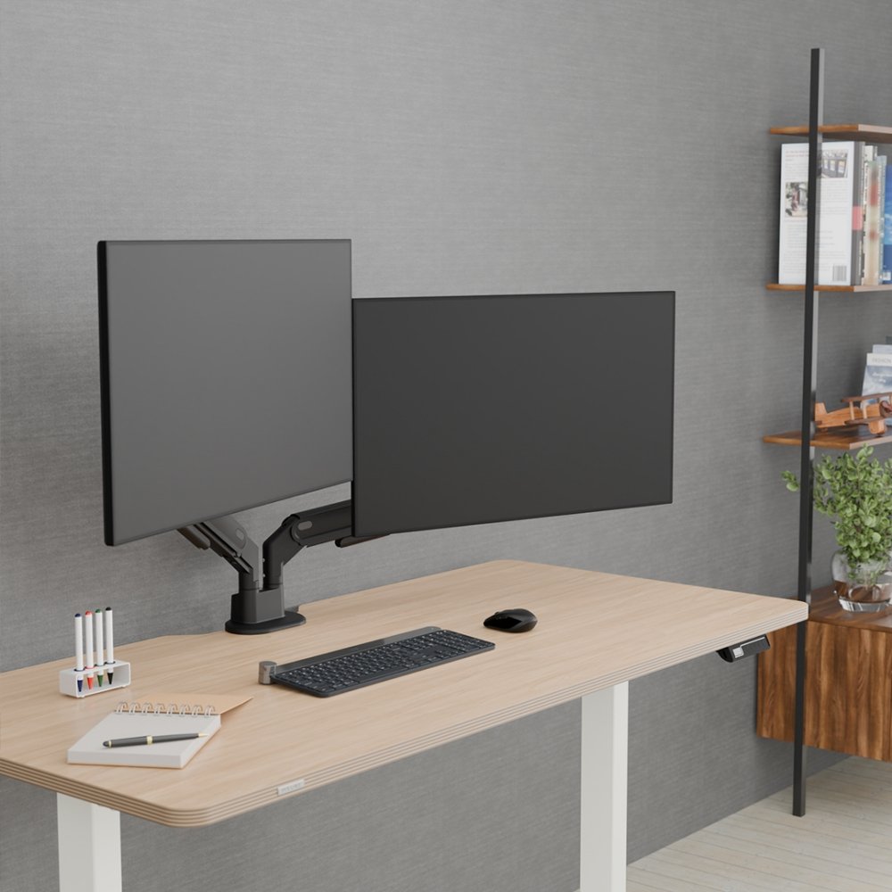 카멜마운트 AMADS 듀얼 벽면 밀착형 모니터 거치대 모니터암 상세 이미지 2