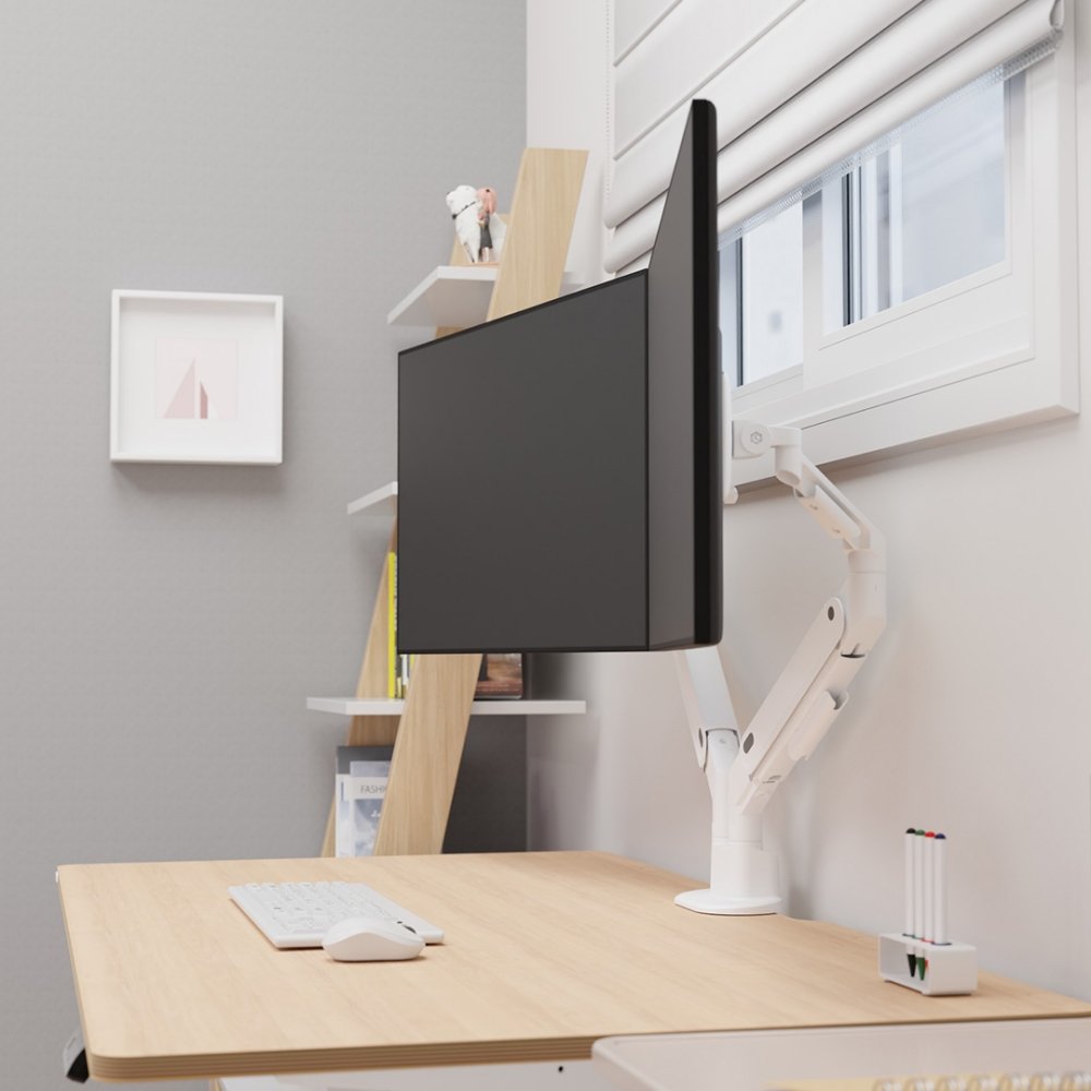 카멜마운트 AMADS 듀얼 벽면 밀착형 모니터 거치대 모니터암 상세 이미지 1