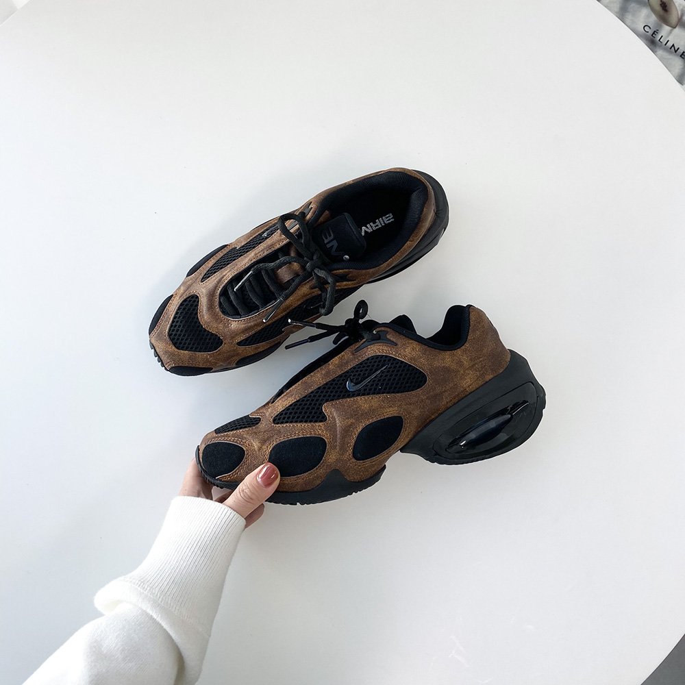 나이키 에어맥스 뮤즈 우먼스 라이트 브리티쉬 탄 블랙 상세 이미지 2