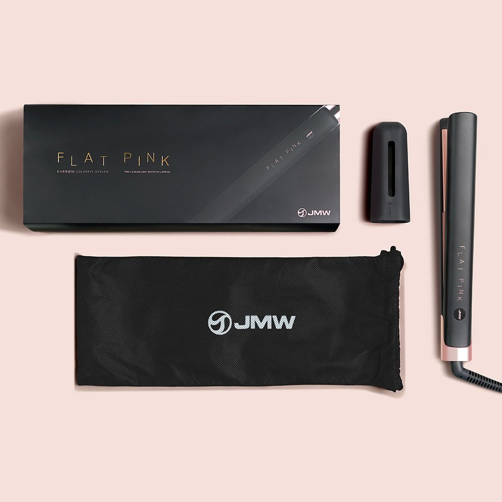신제품 JMW 플랫핑크 SW3A01MA 무빙쿠션 프리볼트 고데기 매직기 상세 이미지 1