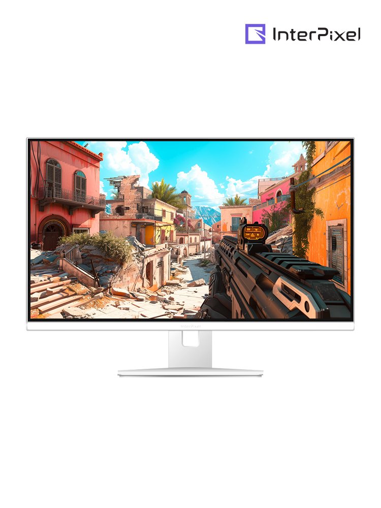 인터픽셀 IP2446 FAST IPS 180Hz 화이트 게이밍 모니터 59~61cm(24인치), 무결점 상세 이미지 2