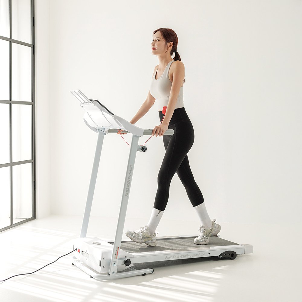 멜킨스포츠 플렉스 트레일 런닝머신 가정용 아파트 워킹패드 접이식 트레드밀 저소음 실내 블랙 상세 이미지 2