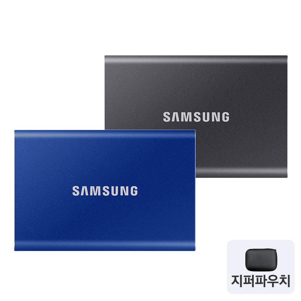 삼성전자 삼성 포터블 외장 SSD T7 (정품) 2TB, 그레이 상세 이미지 2
