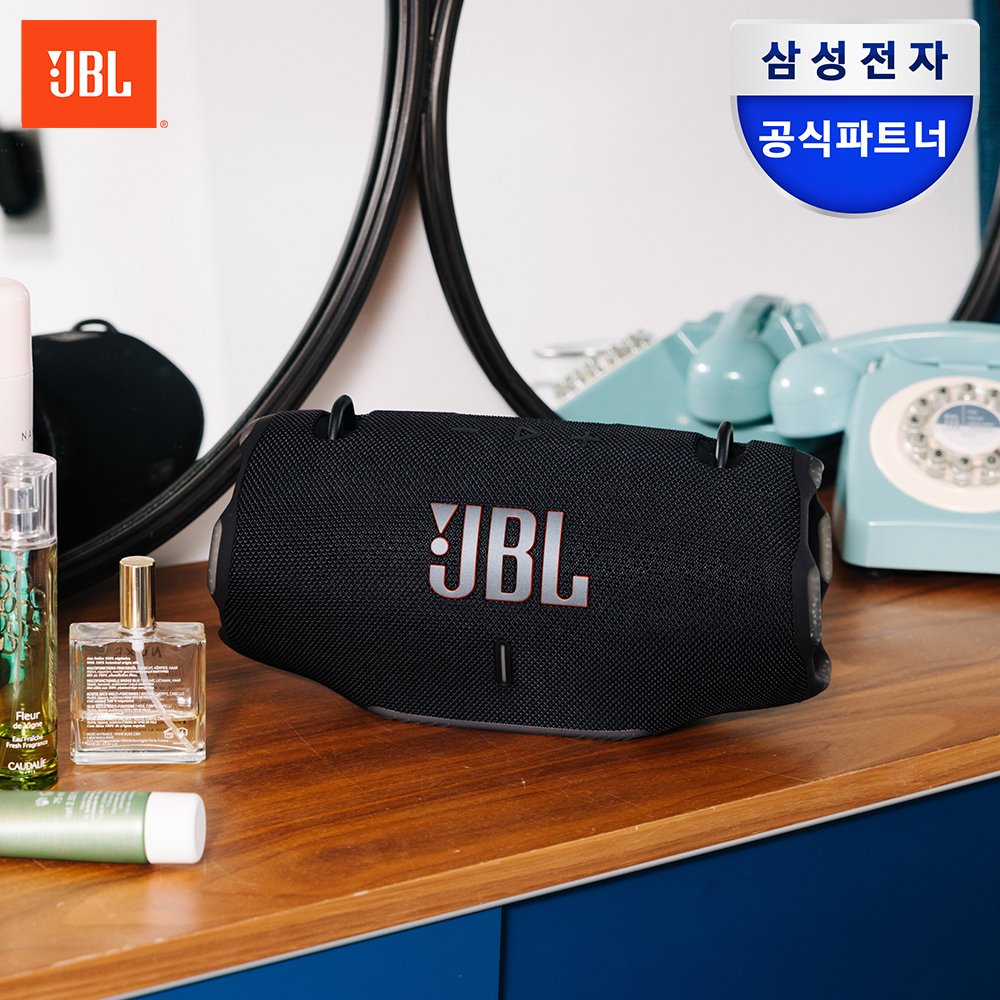 삼성공식파트너 JBL XTREME4 휴대용 블루투스 스피커 블랙 상세 이미지 1
